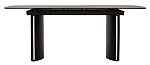 Стол RASMUS 160 KL-80 Серый мрамор, итальянская керамика / черный каркас, ®DISAUR MC63408 фото