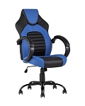Кресло офисное TopChairs Crown SN серо-голубой SG11510