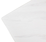 Стол ORISTANO 200 MARBLES KL-99 Белый мрамор матовый, итальянская керамика/ черный каркас, ®DISAUR MC63716 фото
