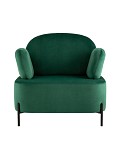 Кресло Кэнди с подлокотниками велюр зелёный SG4614 фото