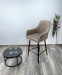 Полубарный стул Роден Premier 09 Серо-коричневый, велюр (H=65cm), M-City MC62405 фото
