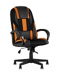 Кресло игровое TopChairs ST-CYBER 9 черный/оранжевый SG4018
