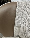 Стул HERMES WZ2042-02 светло-бежевый фактурный велюр/ HK017-31 серо-коричневый PU, М-City MC62439 фото