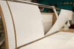 Бари Кровать двуспальная с кроватным основанием 1600 (Дуб Золотой/Белый) LD191030 фото