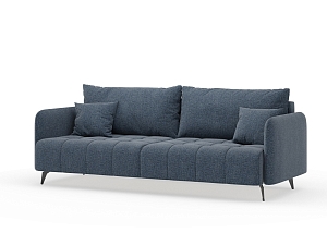 Товар Валериан диван трёхместный прямой Синий, ткань RICO FLEX 101 LD208430