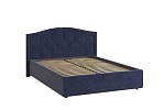 Кровать 1.4 Верона 2 с подъем. механизмом синий (велюр) MBS7657 фото