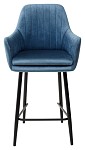 Полубарный стул Роден Blitz 19 Пепельно-синий, велюр (H=65cm), M-City MC62768 фото