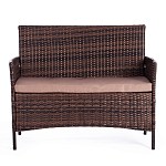 Лаундж сет (диван+2кресла+столик+подушки) (mod. 210013 А) TETC11945 фото