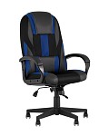 Кресло игровое TopChairs ST-CYBER 9 черный/синий SG4020