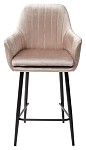Полубарный стул Роден Blitz 05 Серо-бежевый, велюр (H=65cm), M-City MC62652 фото