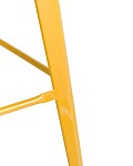 Стул барный TOLIX WOOD со спинкой желтый SG1764 фото