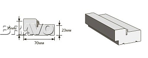 Товар Коробка 2100x70x35 (п) BRK1261