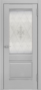 Товар Межкомнатная дверь ЛУ-52 (Серый эмалит, до, 900x2000)