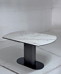 Стол KAI 140 KL-117 поворотная система раскладки, итал. керамика / Темно-серый / Черный, ®DISAUR MC63710 фото