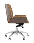 Кресло офисное TopChairs Crown коричневое SG1198 фото