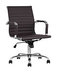 Кресло офисное TopChairs City S коричневое SG1594