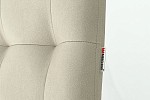 Набор стульев Турин (4 шт.) светло-серый (экокожа)/белый MBS8001 фото