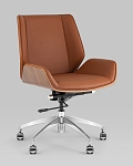 Кресло офисное TopChairs Crown SN коричневый SG11509