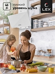 Наклонная вытяжка Вытяжка кухонная наклонная LEX Meta 600 White фото