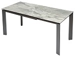 Стол CORNER 120 ITALIAN DARK GREY Серый мрамор глянцевый, керамика/ GREY1 М-City MC60030 фото