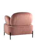 Кресло Кэнди с подлокотниками велюр пыльно-розовый SG4615 фото