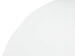 Стол ВЕГА D110 раскладной Белый, стекло/ черный каркас М-City MC63624 фото