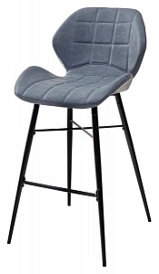 Барный стул MARCEL RU-03 синяя сталь, экокожа М-City MC61028