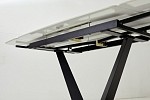 Стол ALATRI 120 MATT WHITE MARBLE SOLID CERAMIC / BLACK, ®DISAUR MC63532 фото