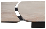 Стол RIVOLI 140 GLOSS AMBER JADE SOLID CERAMIC / BLACK, ®DISAUR MC64085 фото