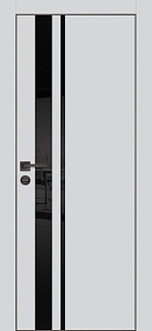 Товар Межкомнатная дверь PX-16 черная кромка с 4-х ст. Агат