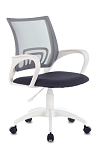 Кресло Бюрократ CH-W695NLT темно-серый TW-04 TW-12 сетка/ткань крестовина пластик пластик белый SG11043