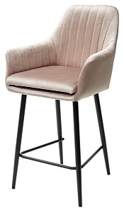 Полубарный стул Роден Blitz 05 Серо-бежевый, велюр (H=65cm), M-City MC62652