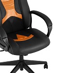 Кресло игровое TopChairs ST-CYBER 8 черный/оранжевый SG4013 фото