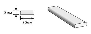 Товар Притворная планка 2000x30x8 М BRK5386