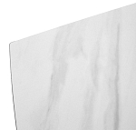 Стол FOGGIA 140 KL-99 Белый мрамор матовый, итальянская керамика/ черный каркас, ®DISAUR MC63702 фото