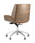 Кресло офисное TopChairs Crown коричневое SG6108 фото