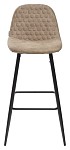 Барный стул LION BAR PK-01 серо-коричневый, ткань микрофибра PK-01 М-City MC61020 фото