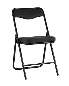 Товар Складной стул Джонни экокожа черный каркас черный матовый SG4437