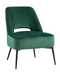 Кресло лаунж Бостон велюр зелёный SG10519