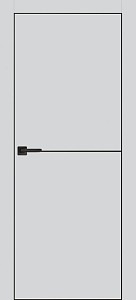 Товар Межкомнатная дверь PX-19 черная кромка с 4-х ст. Агат