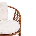 Комплект для отдыха "BAHAMA" (диван + 2 кресла + стол со стеклом ) /с подушками/ TETC15382 фото