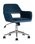 Кресло офисное Ross велюр синий SG1503