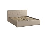 Кровать 1.6 Мирра с основанием бронза (экокожа) MBS7853 фото