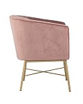 Кресло Шале велюр розовый SG2310 фото