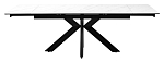 Стол BELLUNO 160 MARBLES KL-99 Белый мрамор матовый, итальянская керамика/ черный каркас, ®DISAUR MC63417 фото