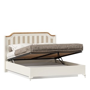 Товар Вилладжио Кровать двуспальная 1600 с подъёмным механизмом (Алебастр/Дуб Золотой) LD53562
