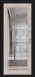 Дверь Thermo Флэш Декор-2 Букле черное/Cappuccino Veralinga BR5311 фото