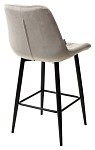 Полубарный стул YAM G062-37 светло-серый, велюр (H=65cm) М-City MC62740 фото
