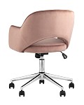 Кресло компьютерное Кларк велюр розовый SG3884 фото