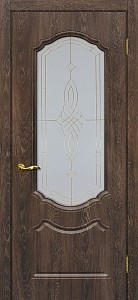 Товар Межкомнатная дверь Сиена-2 Дуб корица